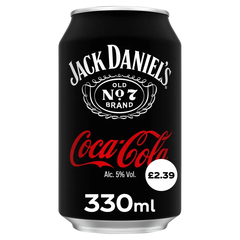 Jack Daniels & Cola Can PM £2.39