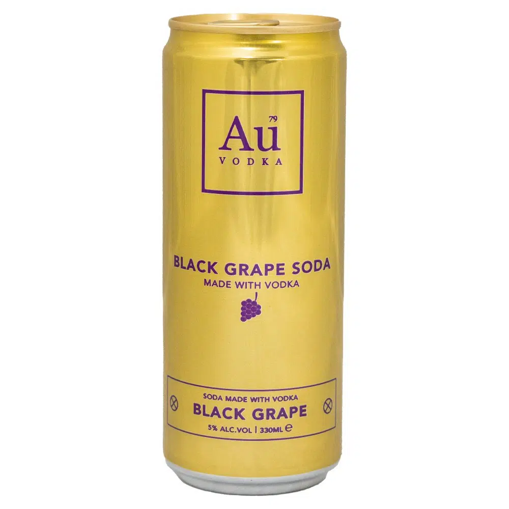 Au Vodka Black Grape Can