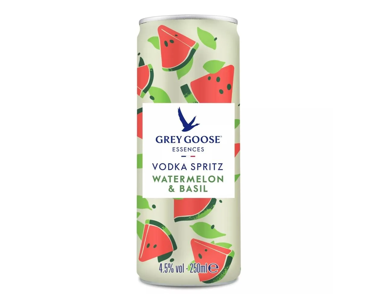 Grey goose watermelon & basil vodka can