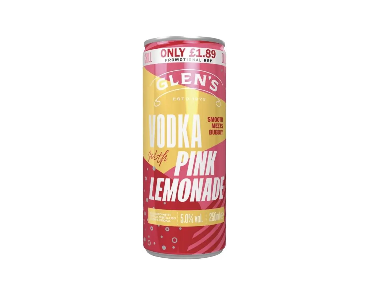 Glen's Pink Lemonade PM £1.89