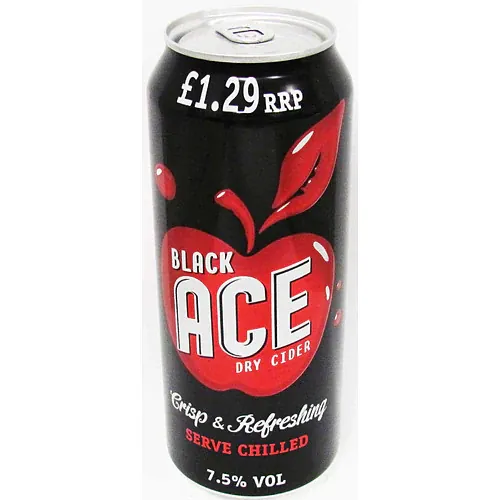 Black Ace Cider 7.5% PM £1.29