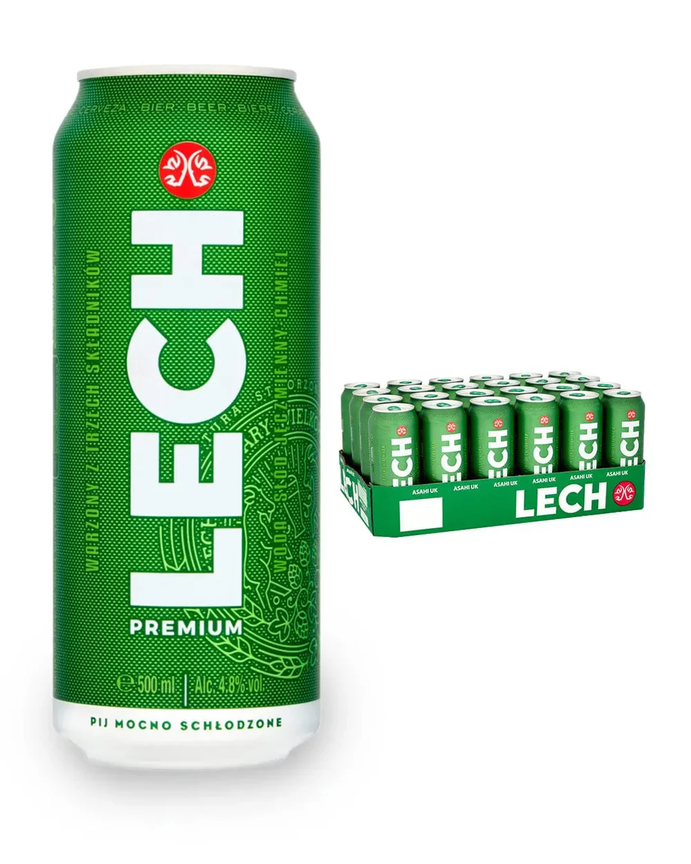 Lech beer can 6x4x500ml 4.8%alc