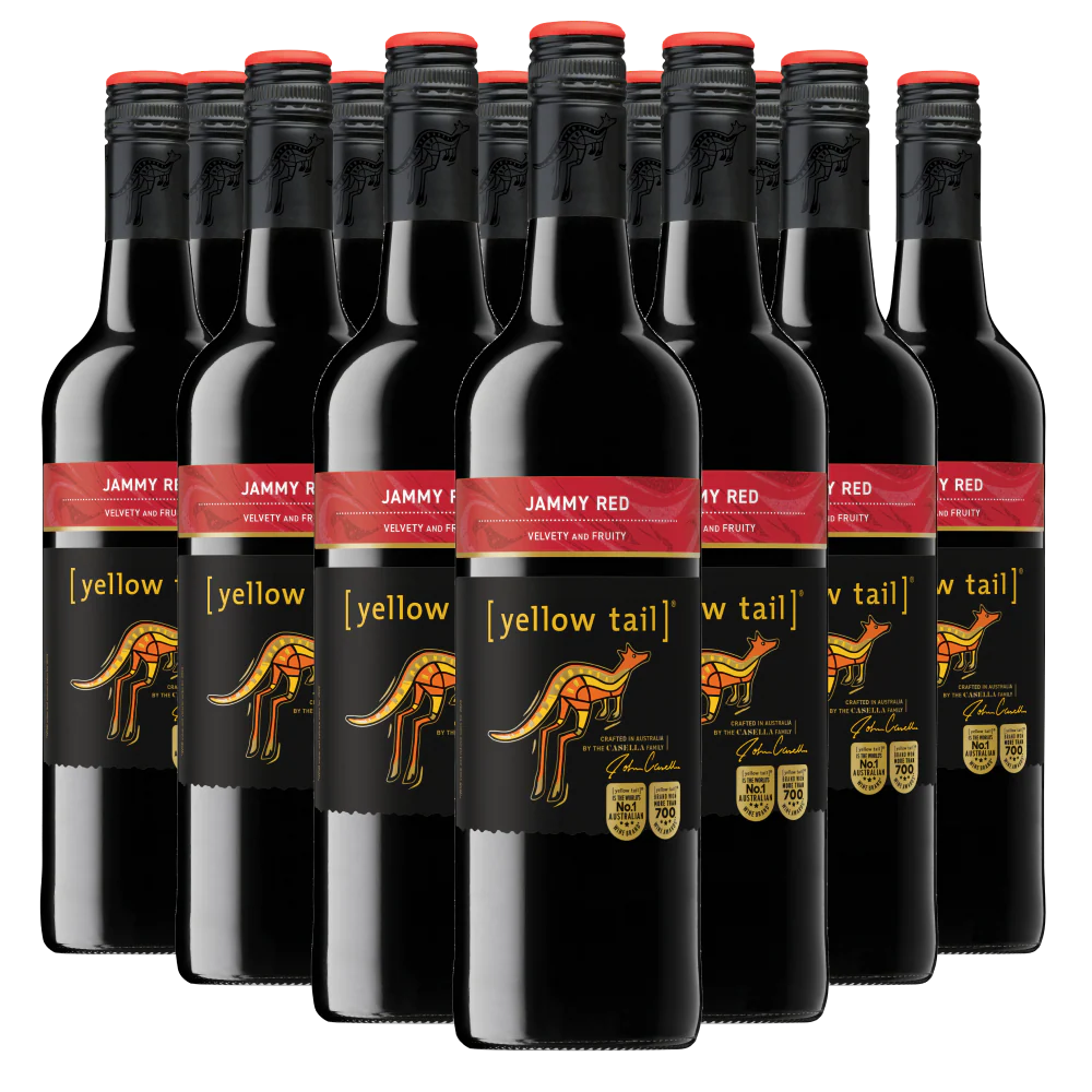 Yellow tail jammy red roo