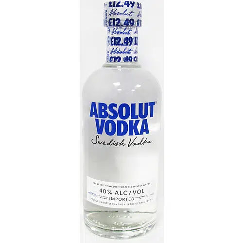 Absolute Vodka £12.49 40%