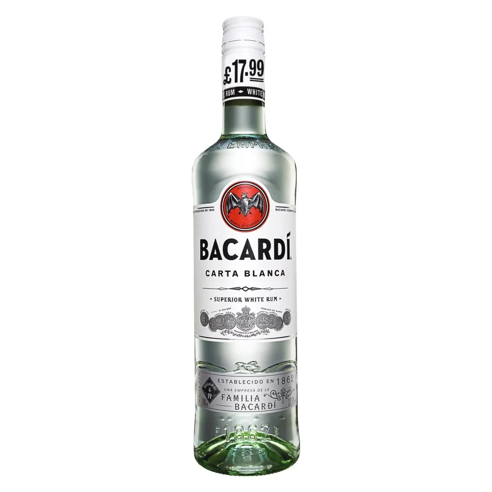 Bacardi Carta Blanca Rum PM £17.99