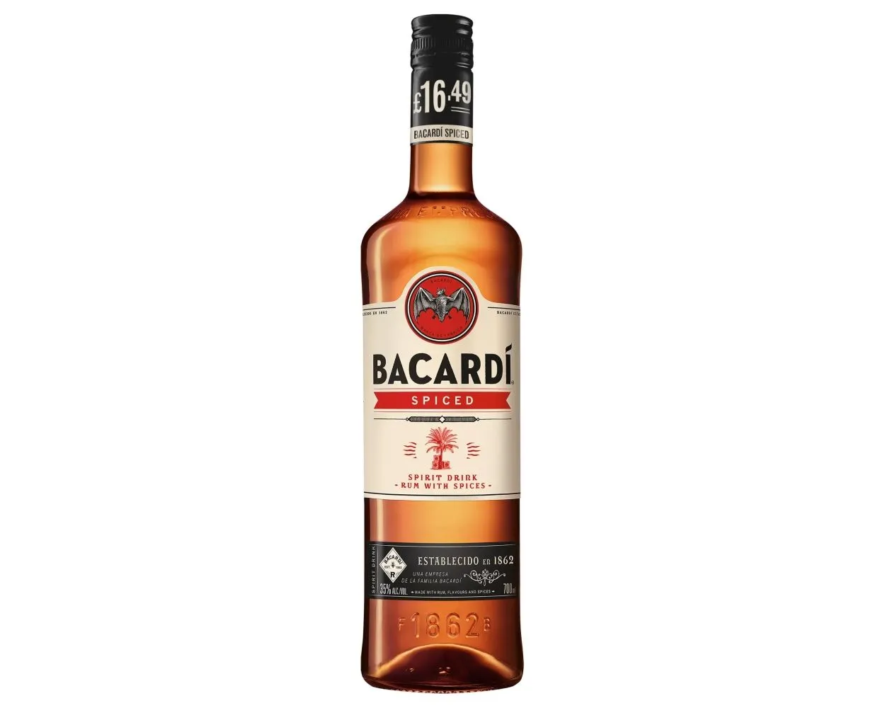 ***bacardi rum spiced pm â£15.99