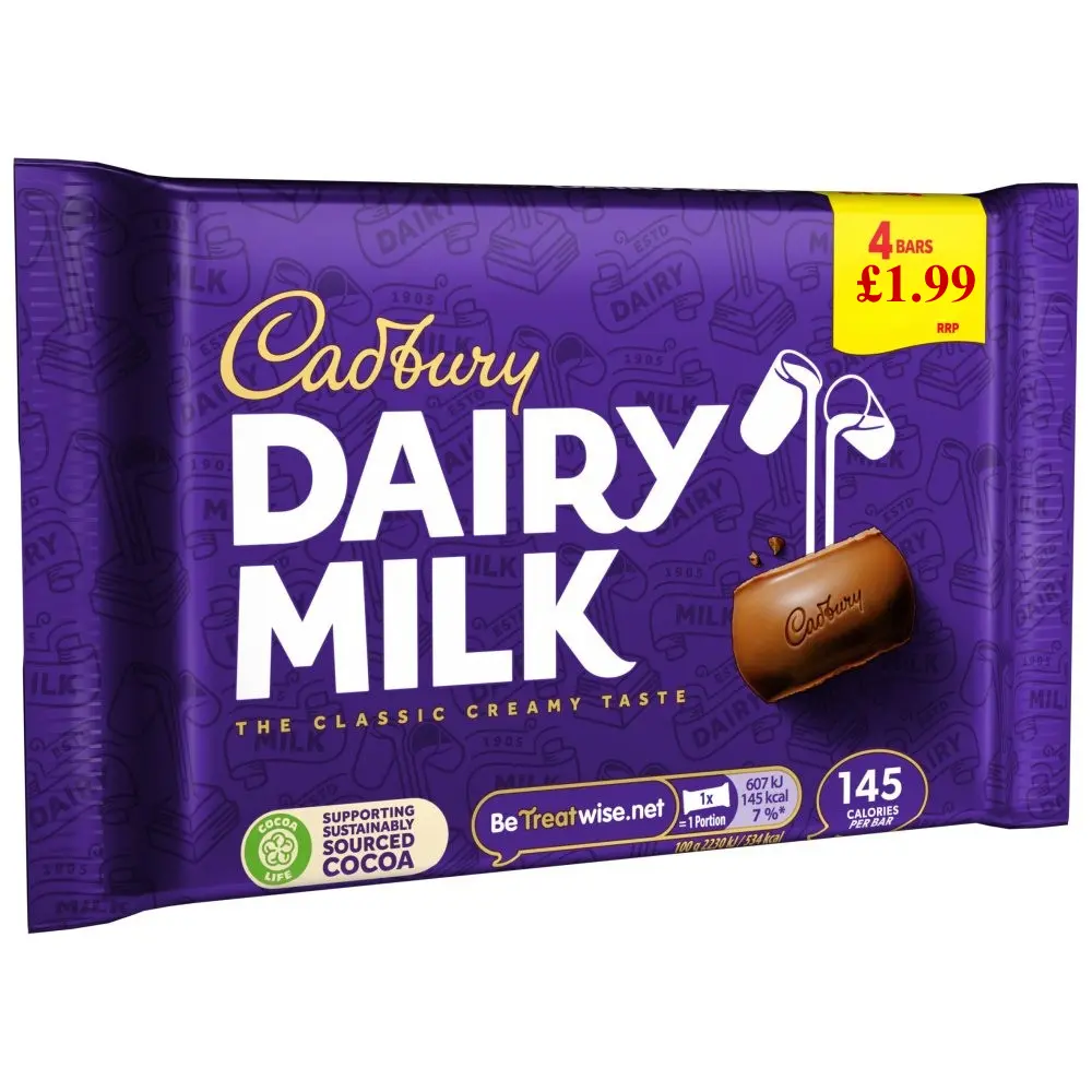 Cadbury Dairy Milk Multipack PM £1.99