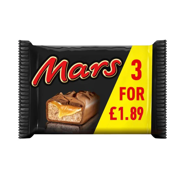 Mars 3pack pmp £1.89