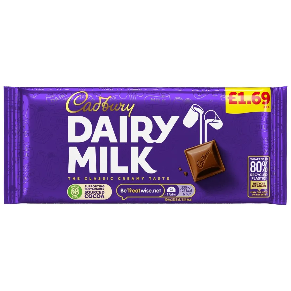 ***cadburys dairy milk pm £1.69