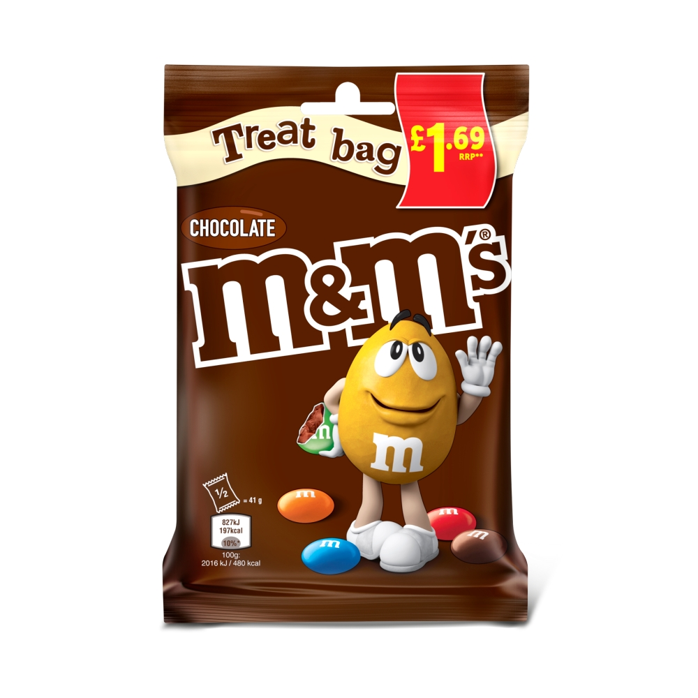 M&m's choclate treatbag pmp £1.69