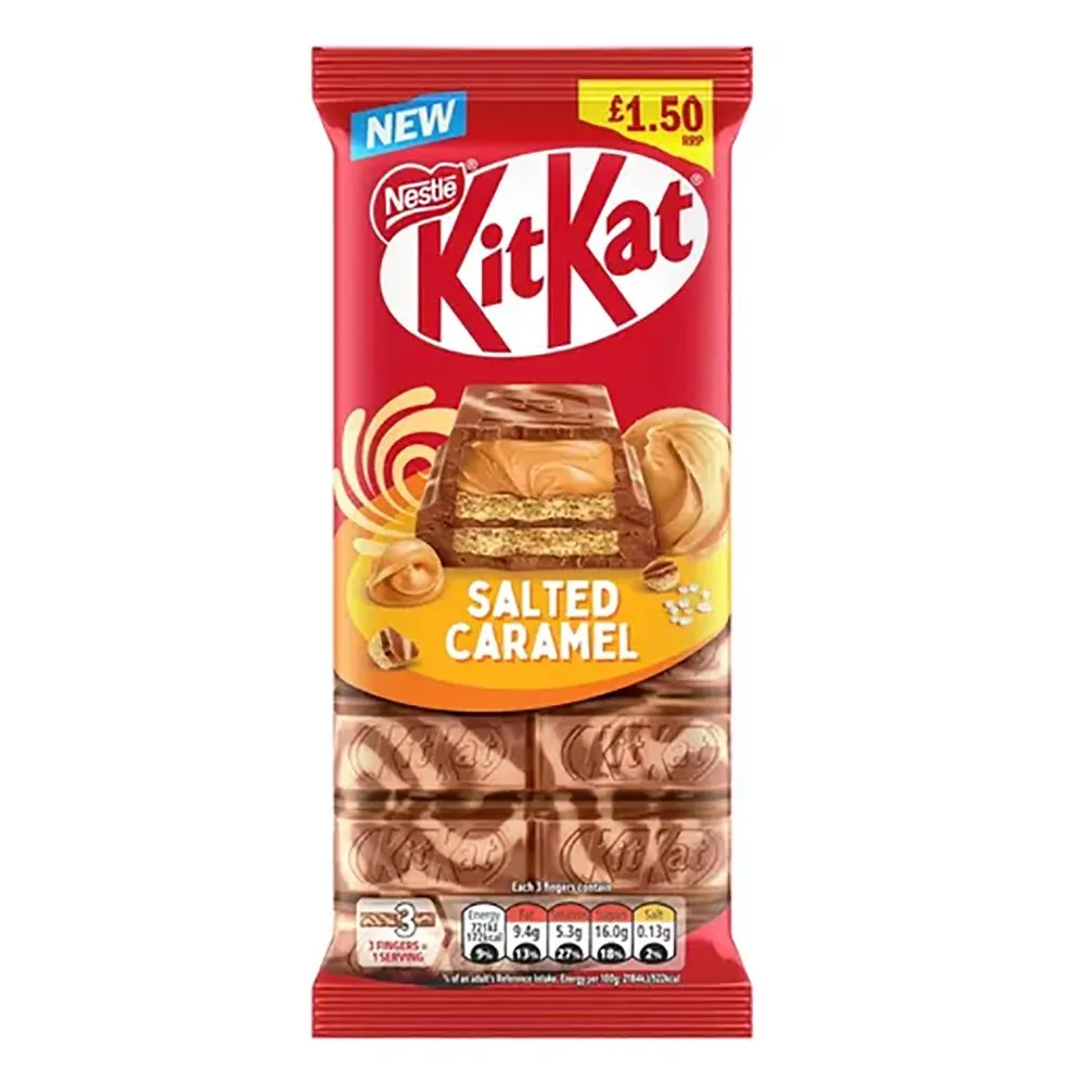 ***kit kat salted caramel sharing block pm£1.50