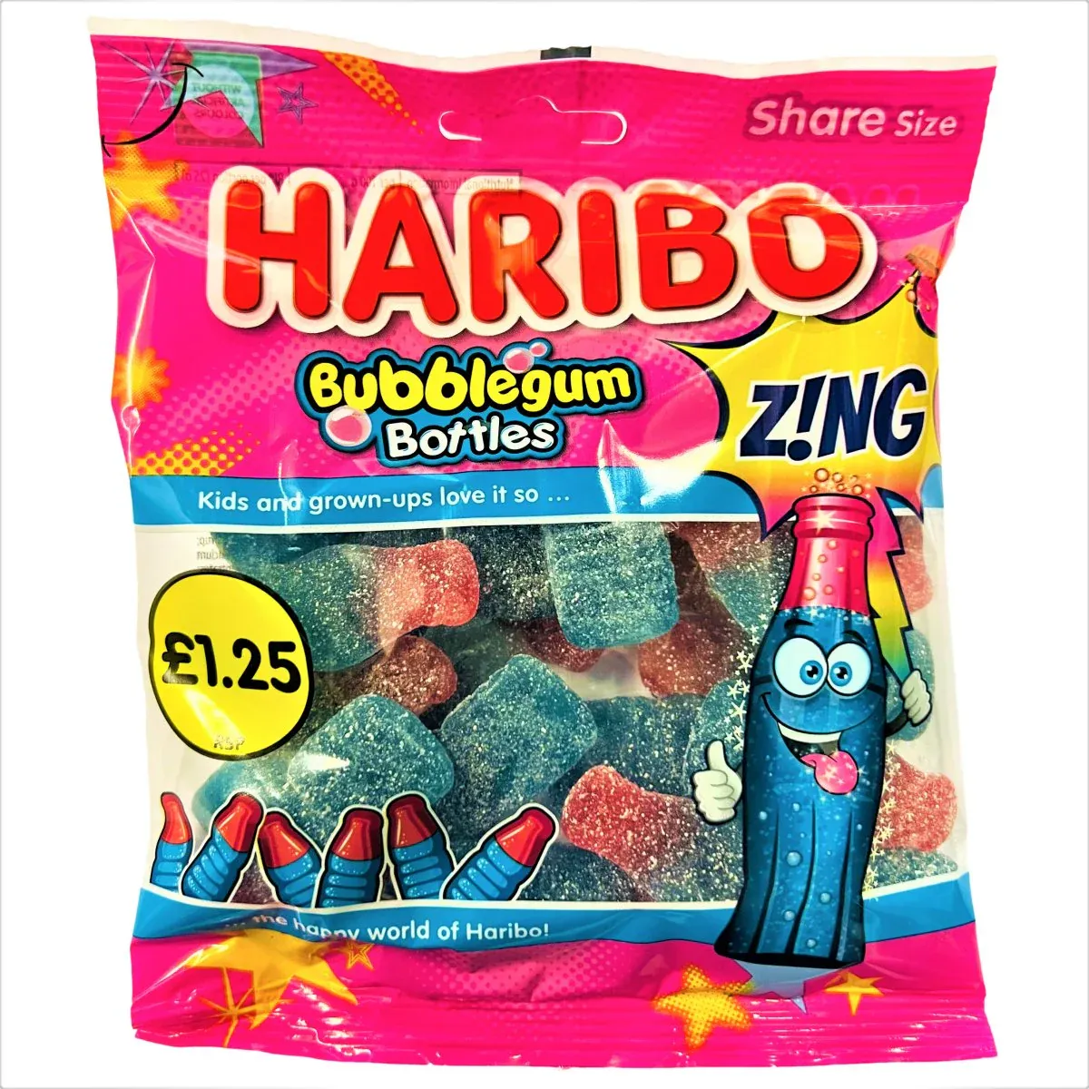 Haribo Bubblegum Zing Bot PM £1.25