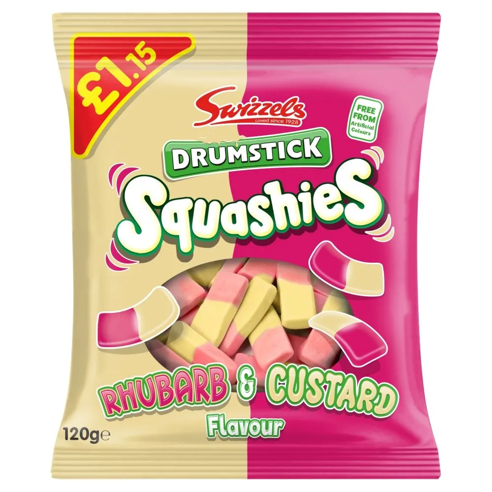 Swizzels rhubarb & custard pmp £1.15