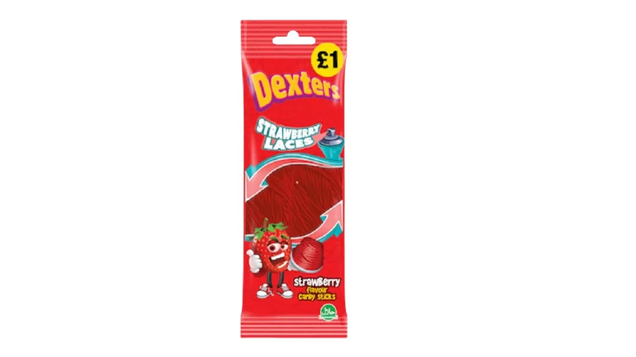 ***dexter strawberry laces pm£1.00