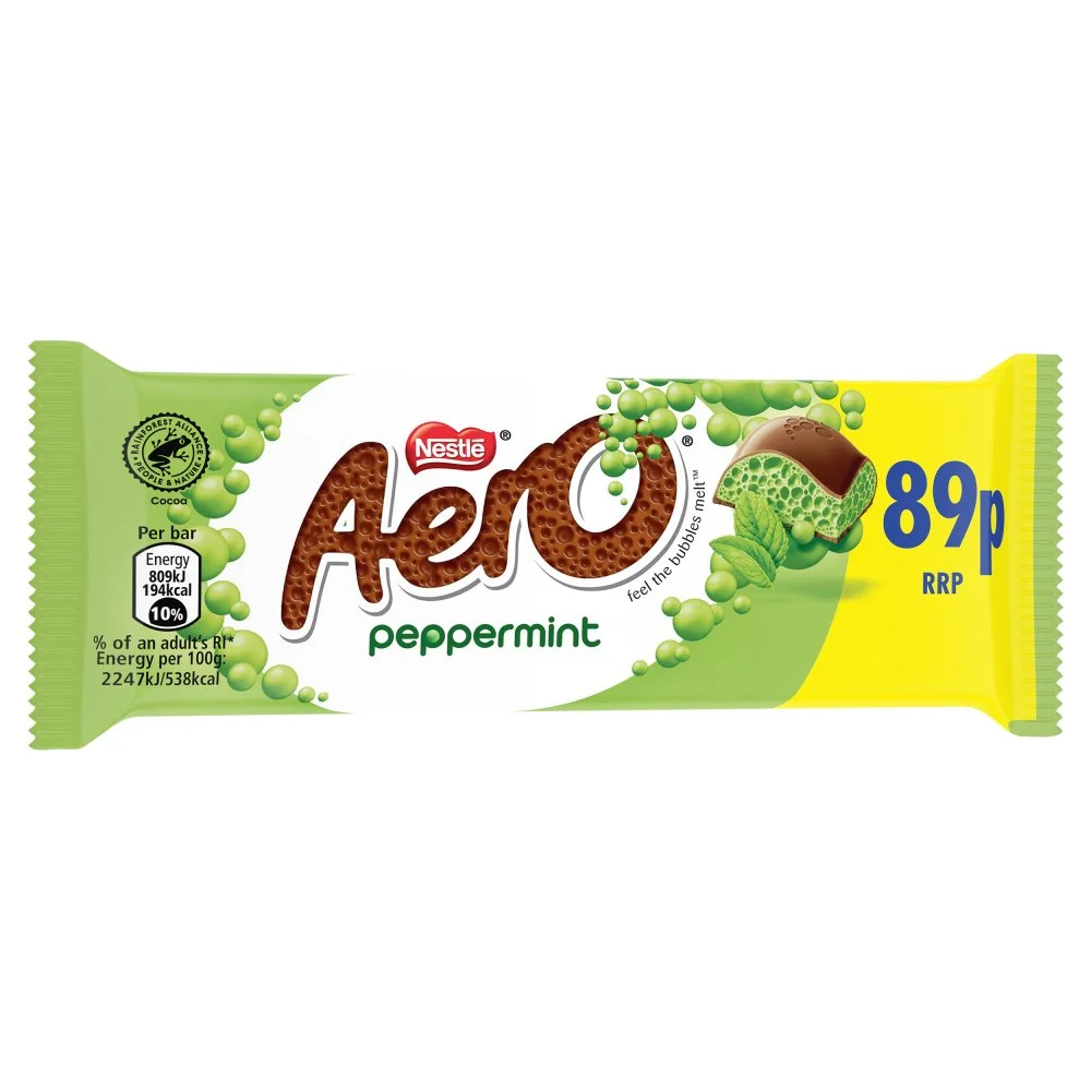 Aero bubble peppermint pm£0.89
