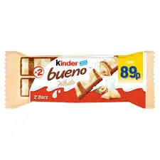 Kinder bueno white pmp £0.89
