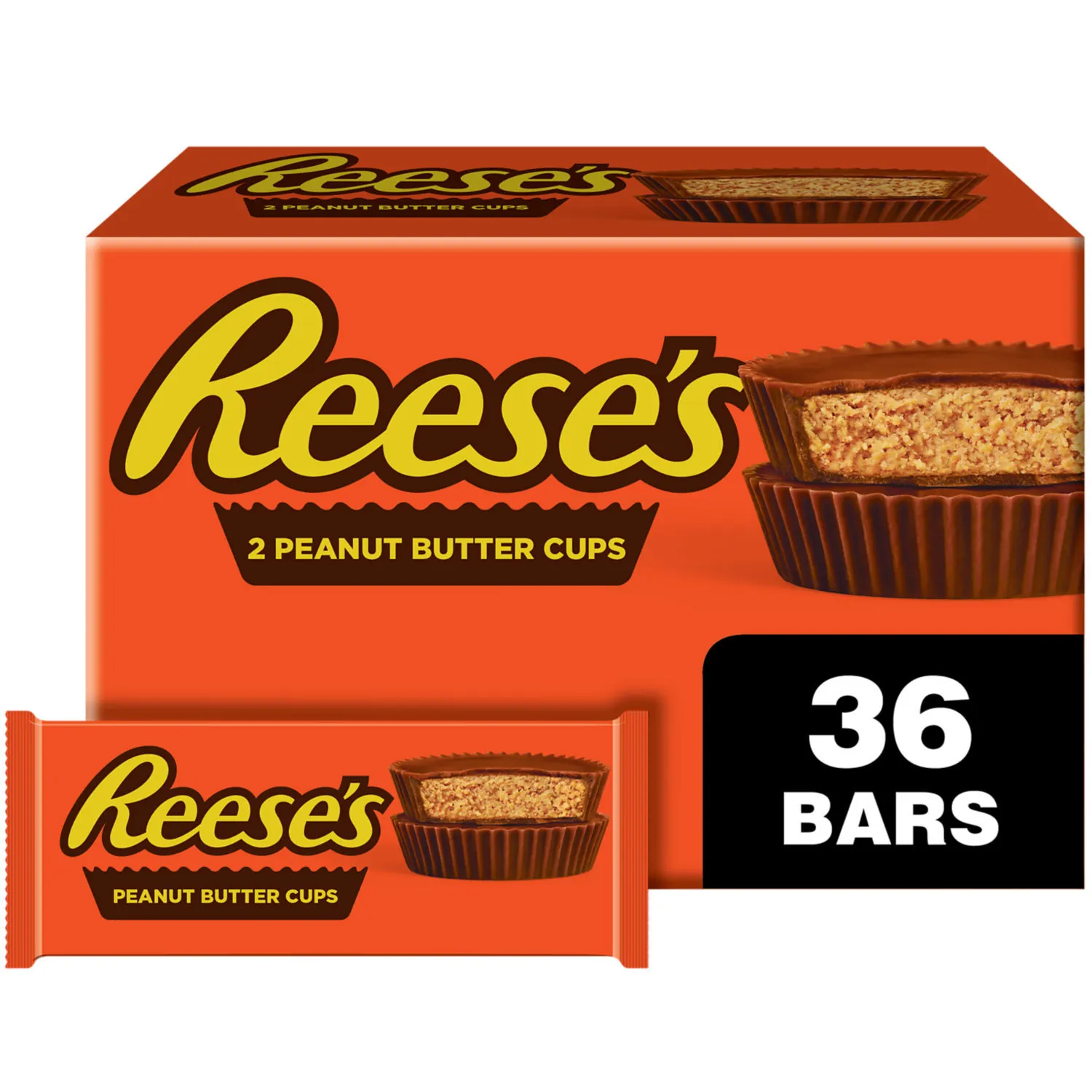 Reeses milk chocolate & peanut butter cups