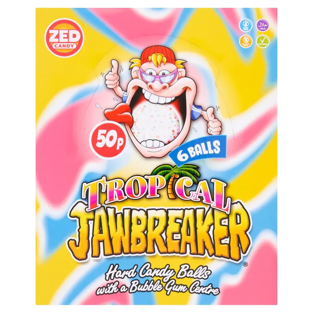 Zed tropical jawbreaker pmp£0.50
