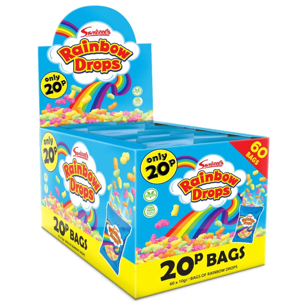 Swizzels rainbow drops pmp£0.20