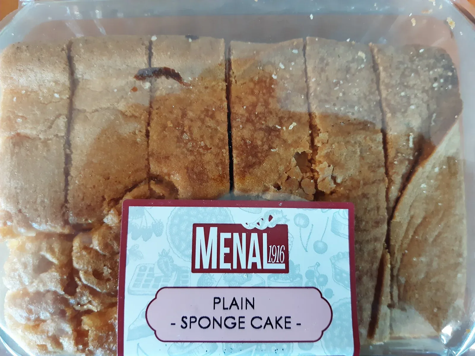 Menal plain sponge cake