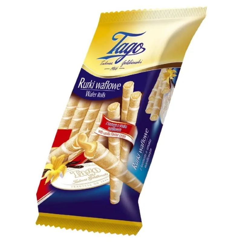 Tago vanilla wafer rolls£0.99p