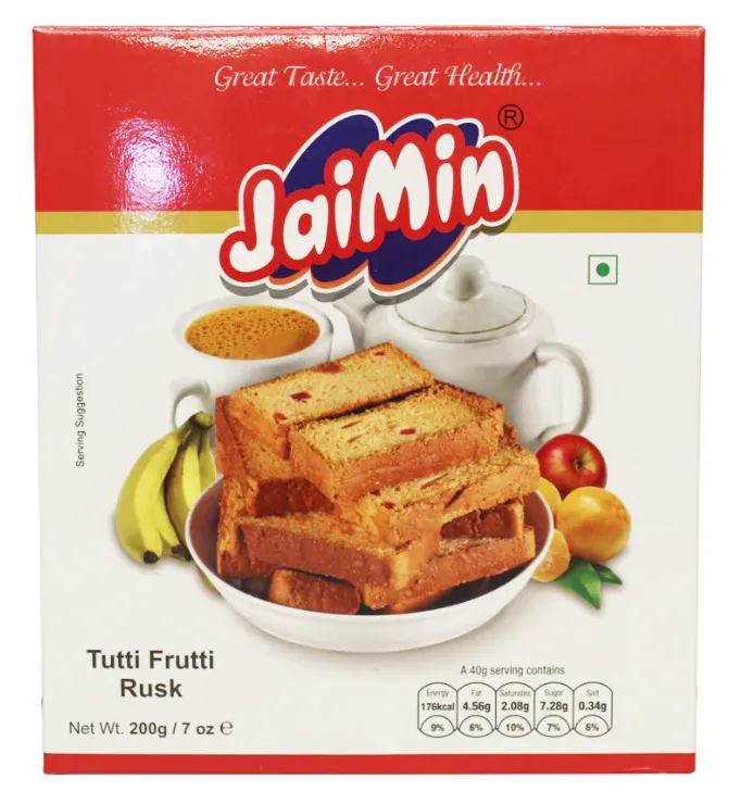Jaimin tooty fruity rusk