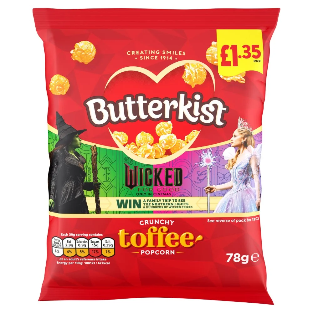 Butterkist Toffee Popcorn PM £1.35