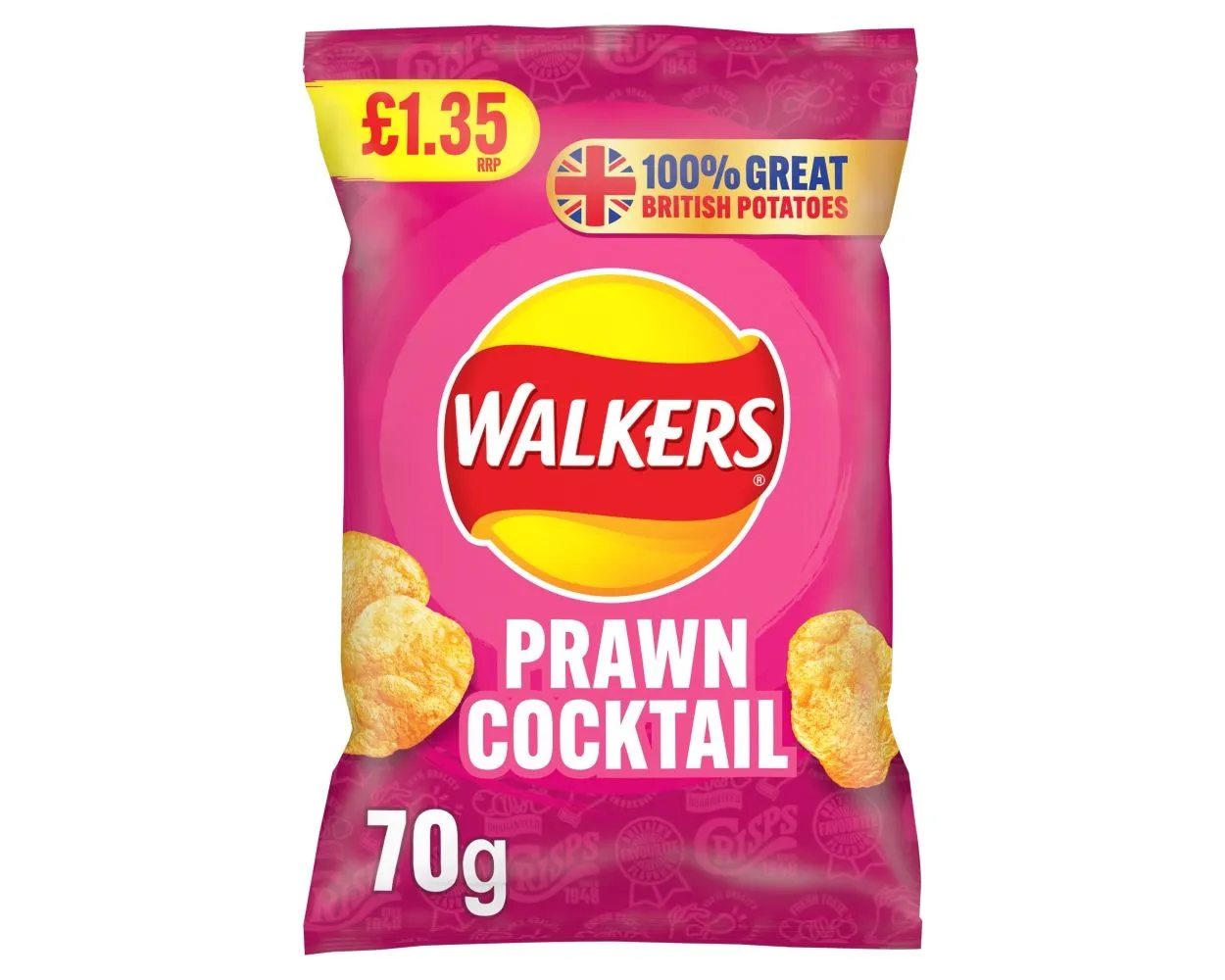 Walkers prawn cocktail pmp £1.35