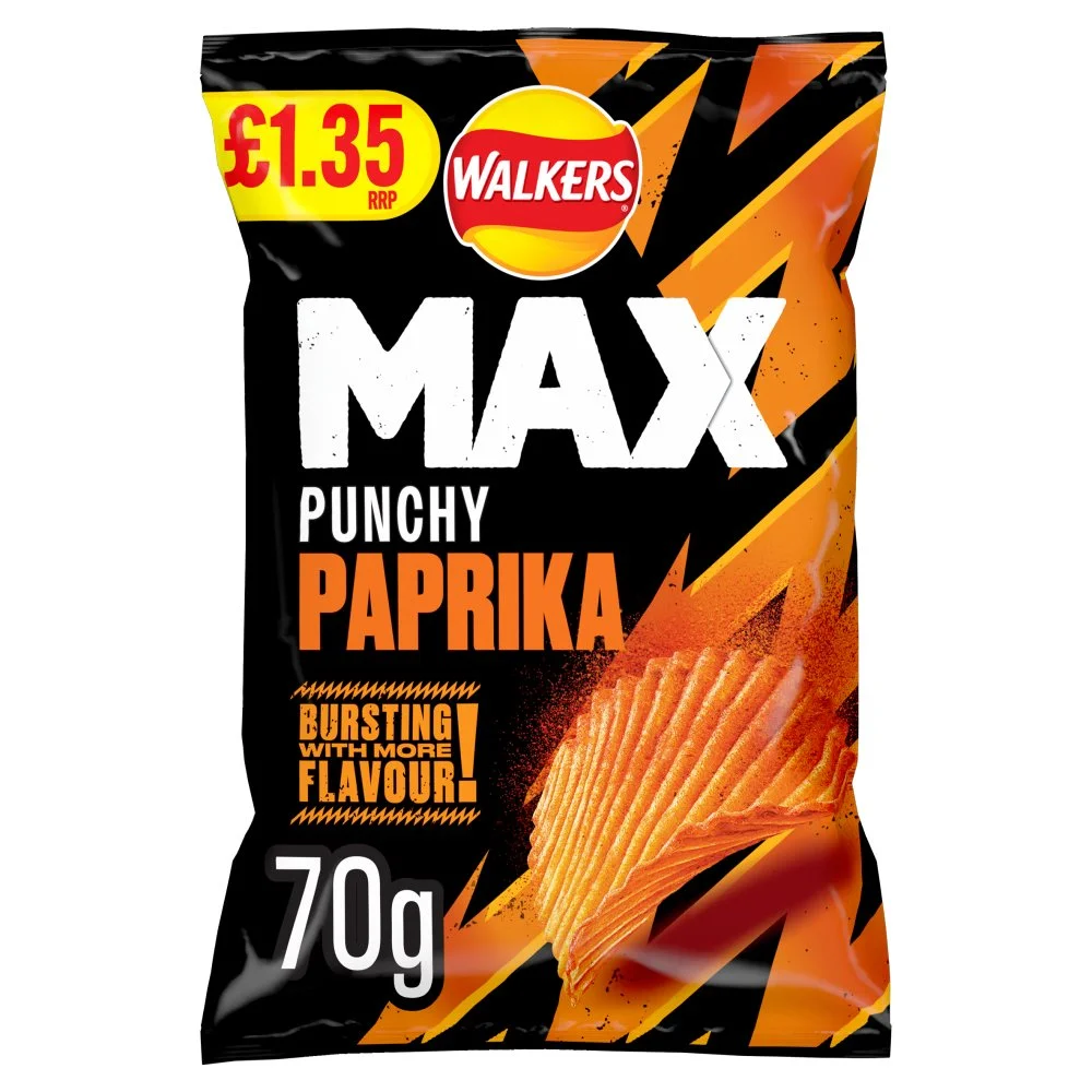 Walkers Max Paprika PM £1.35