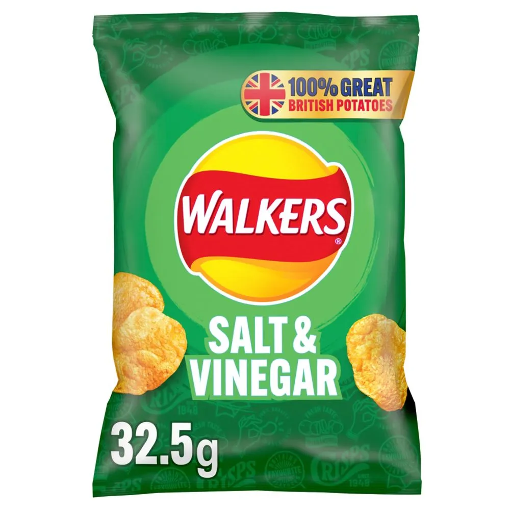 Walkers standard salt&vinegar crisps
