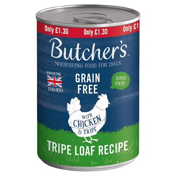 Butchers Dog Original Tripe Loaf PM £1.30