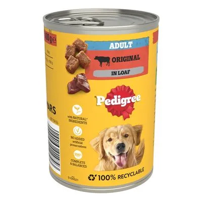 Pedigree original in loaf can