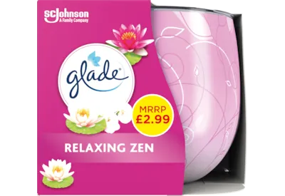 Glade candle relaxing zen pm £2.99