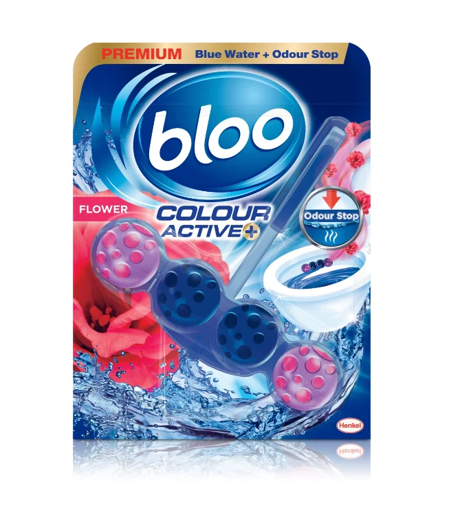Bloo active blue water rim block flower