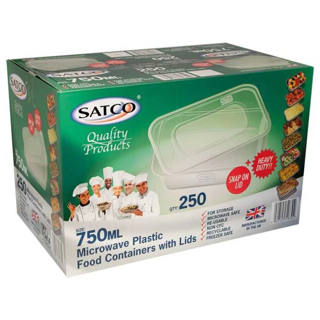 Satco plastic containers&lids