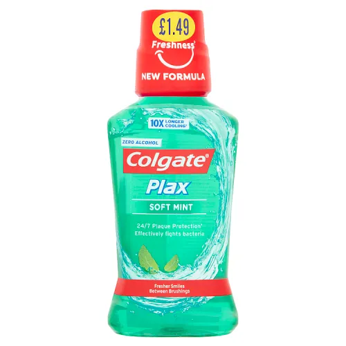 Colgate mouth wash plax soft mint pm£1.49