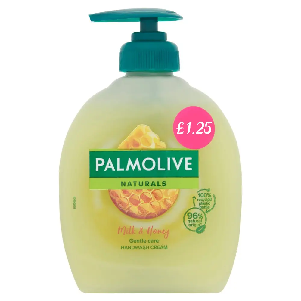Palmolive H/wash Milk&honey PM £1.25