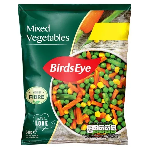 Birds eye mixed vegetables £1.75