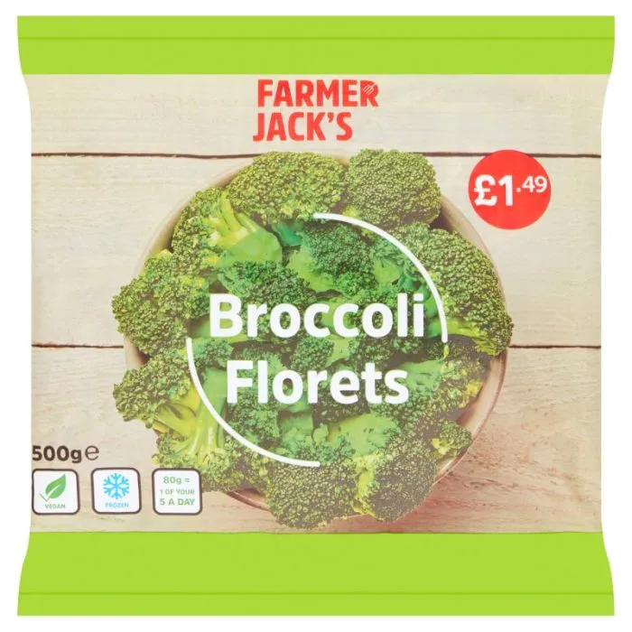 Farmer jack's broccoli florets £1.49
