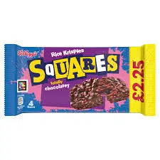 RICE KRISPIE SQUARES CARAMEL & CHOCOLATE PMP £2.25