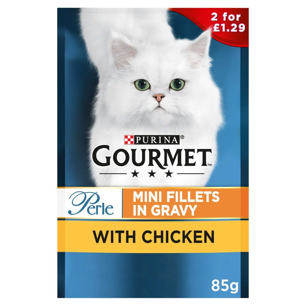 GOURMET CHICKEN PERLE POUCH 2FOR£1.29