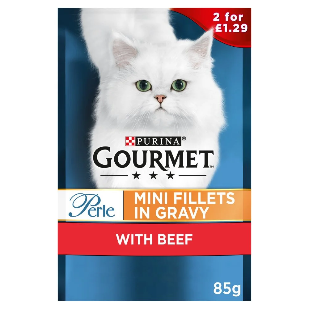 GOURMET BEEF PERLE POUCH 2FOR£1.29