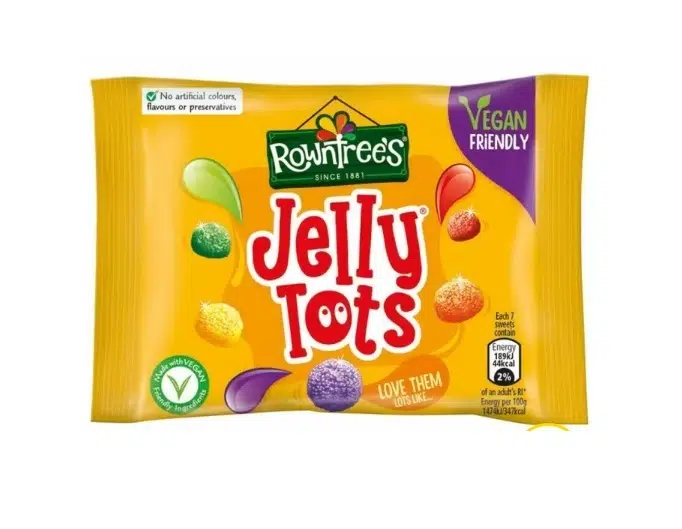 ROWNTREES JELLY TOTS BAGS