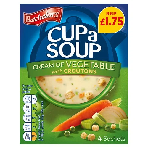 BATCHELOR CAS CREAM OF VEG PM£1.75