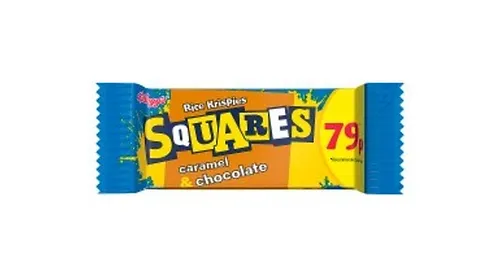 KELLOGGS SQUARES CHOC CARAME PMP£0.79