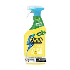 FLASH SPRAY WIPE DONE CRISP LEMON KITCHEN