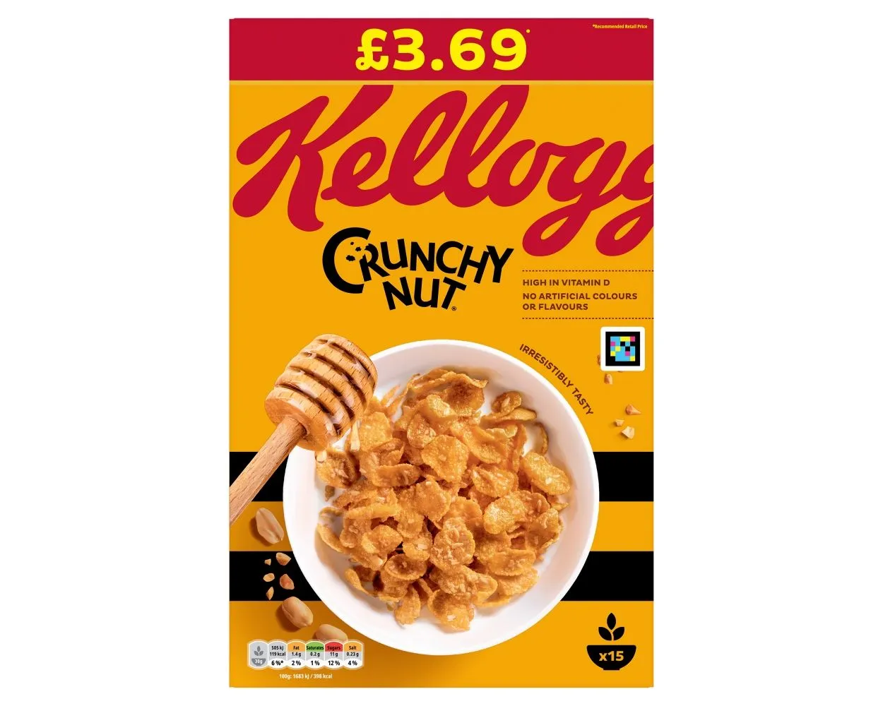 KELLOGGS CRUNCHY NUT CORNFLAKES PM £3.69