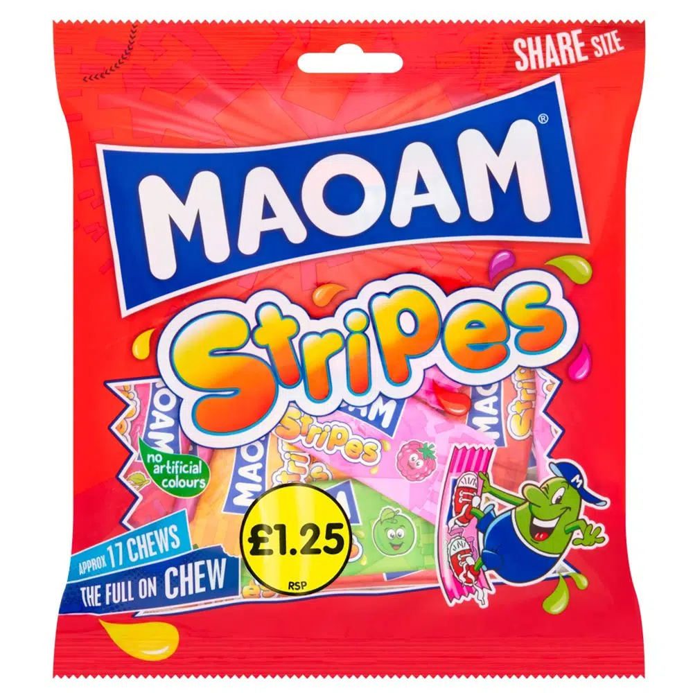HARIBO MAOAM STRIPES BAG £1.25