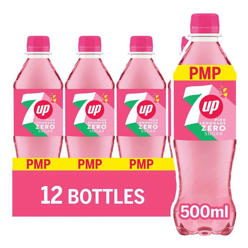 7UP ZERO PINK LEMONADE PMP£1.35