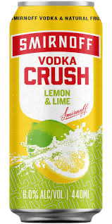 SMIRNOFF CRUSH LEMON CAN 6%